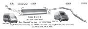 IVECO DAILY (III) 40C11 / 35S13 2.8TD REAR EXHAUST (1999 - 06)