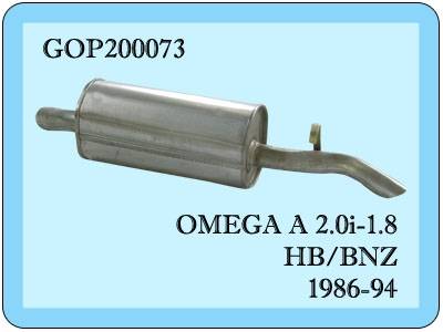 Opel Omega A HB Heckauspuff