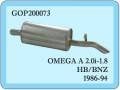 Opel Omega A HB Heckauspuff