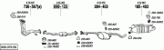 OPEL CALİBRA ARKA EGZOZ. 2.0İ 16V