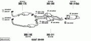 OPEL OMEGA B MITTLERER AUSPUFF 2,5 / 3,0İ V6 (RECHTS)