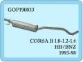 Opel Corsa Mittelauspuff Limousine-HB.