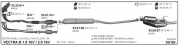 OPEL VECTRA (B) CATALYTIC CONVERTER 1.6 - 2.0 (1995 - 99)