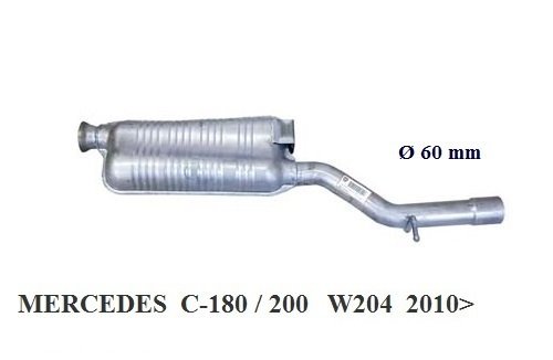 MERCEDES W204 ORTA EGZOZ. C180 - C200 C250 CGİ ( 2010 - 15)