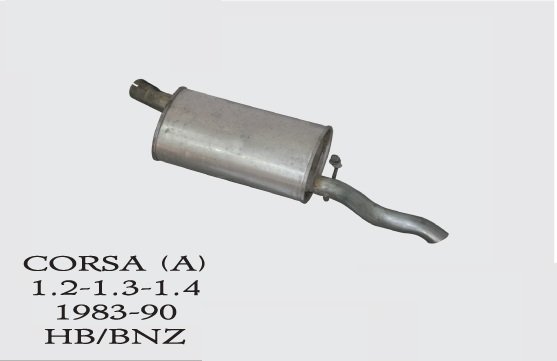 OPEL CORSA A ARKA EGZOZ HB (1983-93)