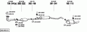 OPEL TİGRA ARKA EGZOZ 1.4 - 1.6 16V 94-97