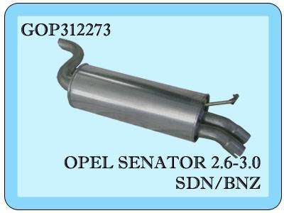 Opel Senatör Arka Egzoz Çift-Tek 2.6-3.0 SD.