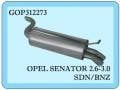 Opel Senatör Arka Egzoz Çift-Tek 2.6-3.0 SD.