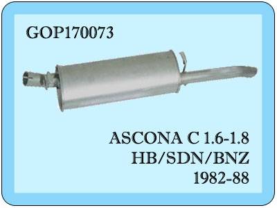 Opel Ascona Heckauspuff
