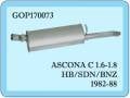 Opel Ascona Heckauspuff