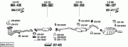 OPEL CALIBRA HECKAUSPUFF. 2.0i