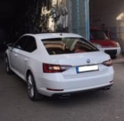 SKODA SUPER B EXHAUST TIP WITH RIGHT AND LEFT OUTPUT 2015>...