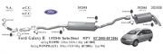 FORD GALAXY ARKA EGZOZ .1.9 - 2.0 TD (1995 -06)