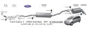 FORD GALAXY ARKA EGZOZ .1.9 - 2.0 TD (1995 -06)