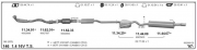ALFA ROMEO 146 ARKA EGZOZ  1,4 1,6 1,8 2,0 (1996-01)