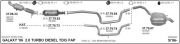FORD GALAXY ARKA EGZOZ . 1.8 - 2.0 TDCI 2006>.....