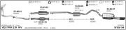 OPEL VECTRA A REAR EXHAUST 2000/GT 16V