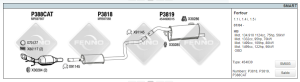 SMART FORFOUR ARKA EGZOZ 1.1 + 1.3 + 1.5 (2004 - 07)