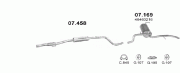 FİAT ALBEA ORTA EGZOZ  1.2 16V