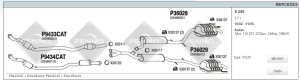 MERCEDES W220 REAR EXHAUST 3.2 V6 5.0 V8