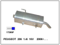 PEVGEOT 206 1.4İ 16V ARKA EGZOZ. 2006>