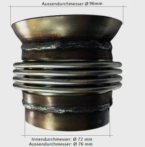 MERCEDES SPRİNTER  DPF EGZOZ SPİRALİ ÖN   EURO 6 MOTOR