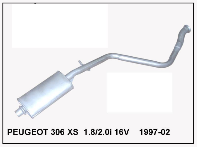 PEUGEOT 306 XS ORTA EGZOZ 1.8-2.0İ 16V SDN/HB 97-02