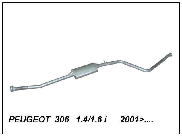 PEUGEOT 306  ORTA EGZOZ. 1.4/1.6 i HB 2001>...