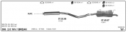 PEUGEOT 306  ARKA EGZOZ 1.8 16V - 2.0 16V SD-SW