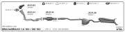 FIAT BRAVA MIDDLE REAR EXHAUST 1.6 16V (1995 - 03)