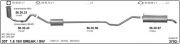 PEUGEOT 307  ORTA EGZOZ.1.6 16V 2000>......
