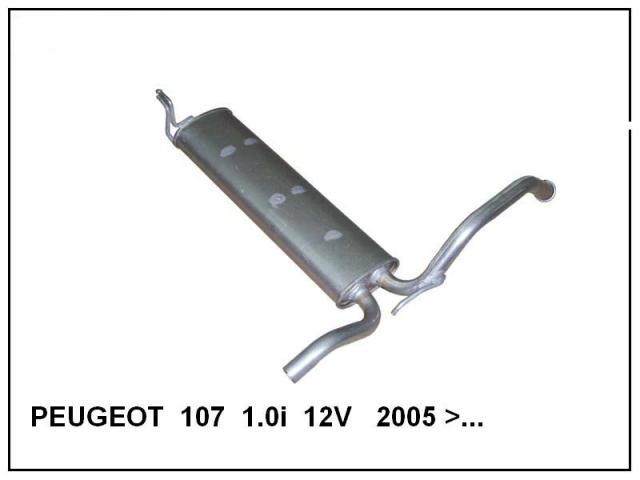 PEUGEOT 107 ARKA EGZOZ. 1.0i 12V 2005 >