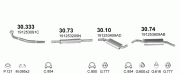 VW GOLF 2 HINTEN AUSPUFF 1,8İ