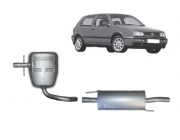 VOLKSWAGEN GOLF 3 AUSPUFF 1,6 -1,9 - 2,0 (1991 -97)