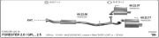 SUBARU FORESTER REAR EXHAUST. 2.5 150HP (Left) 2008>...