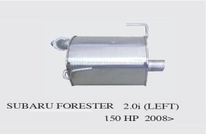 SUBARU FORESTER REAR EXHAUST. 2.5 150HP (Left) 2008>...