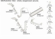 MERCEDES MB1922 EGZOZ SOL ORTA ARA BORUSU
