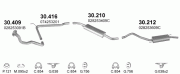 Volkswagen Transporter 1.9D Rear Exhaust T4