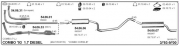 OPEL COMBO KATALİTİK KONVERTER 1.2 - 1.4 - 1.7D  (1994 - 01)