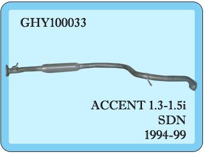 Hyundai Accent Средний Выхлоп 13. , 1.5 (1993 - 99)