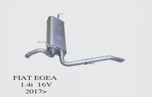 FIAT EGEA ARKA EGZOZ  1.4İ 16V Hatchback 2017>.....