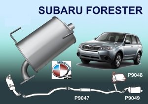 SUBARU  FORESTER  ARKA EGZOZ. 2.0 (Sağ)  2008>...