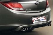 OPEL RIGHT AND LEFT OUTPUT EXHAUST TIP DOUBLE TRIANGLE