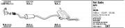 RENAULT VEL SATIS MIDDLE EXHAUST 2.0 2002 >...