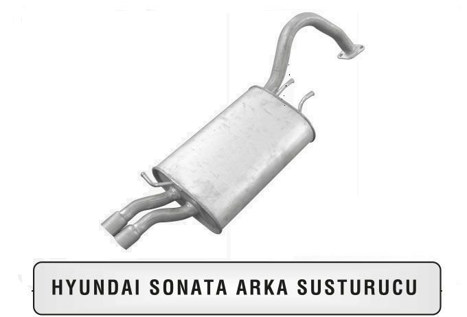 HYUNDAİ SONATA ARKA EGZOZ 1.8 - 2.0i (1988 - 93)