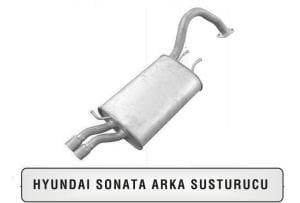 HYUNDAİ SONATA ARKA EGZOZ 1.8 - 2.0i (1988 - 93)