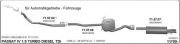 VOLKSWAGEN PASSAT MIDDLE EXHAUST (1.8T - 1.9 - 2.0 TDI 2000 - 06)