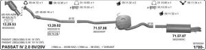 VOLKSWAGEN PASSAT MIDDLE EXHAUST (1.8T - 1.9 - 2.0 TDI 2000 - 06)
