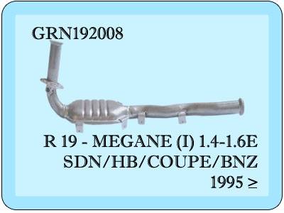 Renault Megane Auspuff statt Katalysator 1.6 8V (1995 - 02)