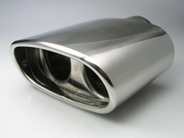 EXHAUST TIP SQUARE DOUBLE LOOK